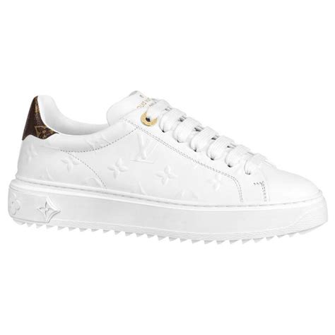 lv all white sneakers|louis vuitton white sneakers ladies.